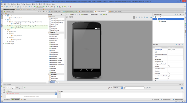 How to Convert a Website into Android Application using Android Studio