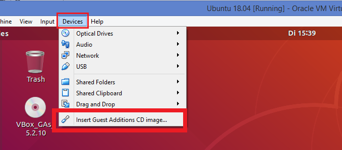2018 install guest additions virtualbox ubuntu 16.04 git