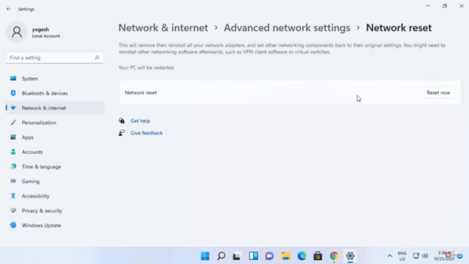 How to Reset Network Settings in Windows 11 to Fix Internet Connection