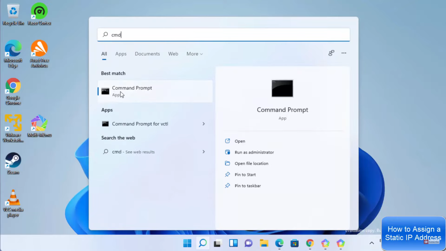 How to Assign a Static IP Address in Windows 11