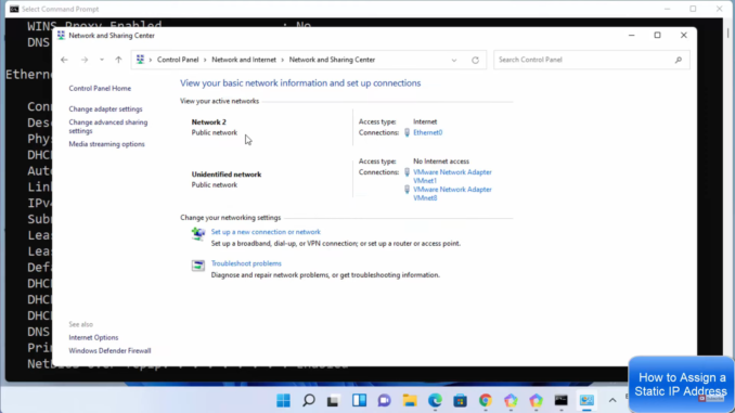 How to Assign a Static IP Address in Windows 11
